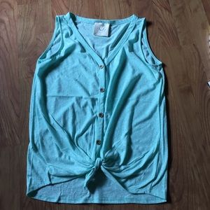 NWOT tie front top